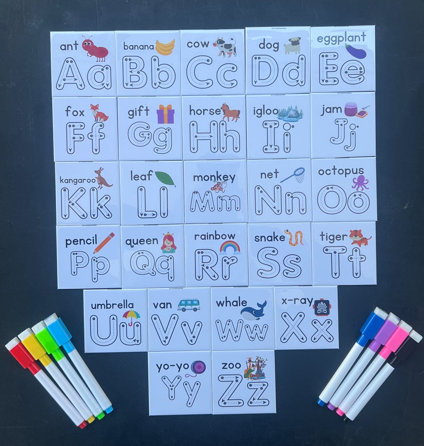 ABC 123 Magnet Set - Dry erase